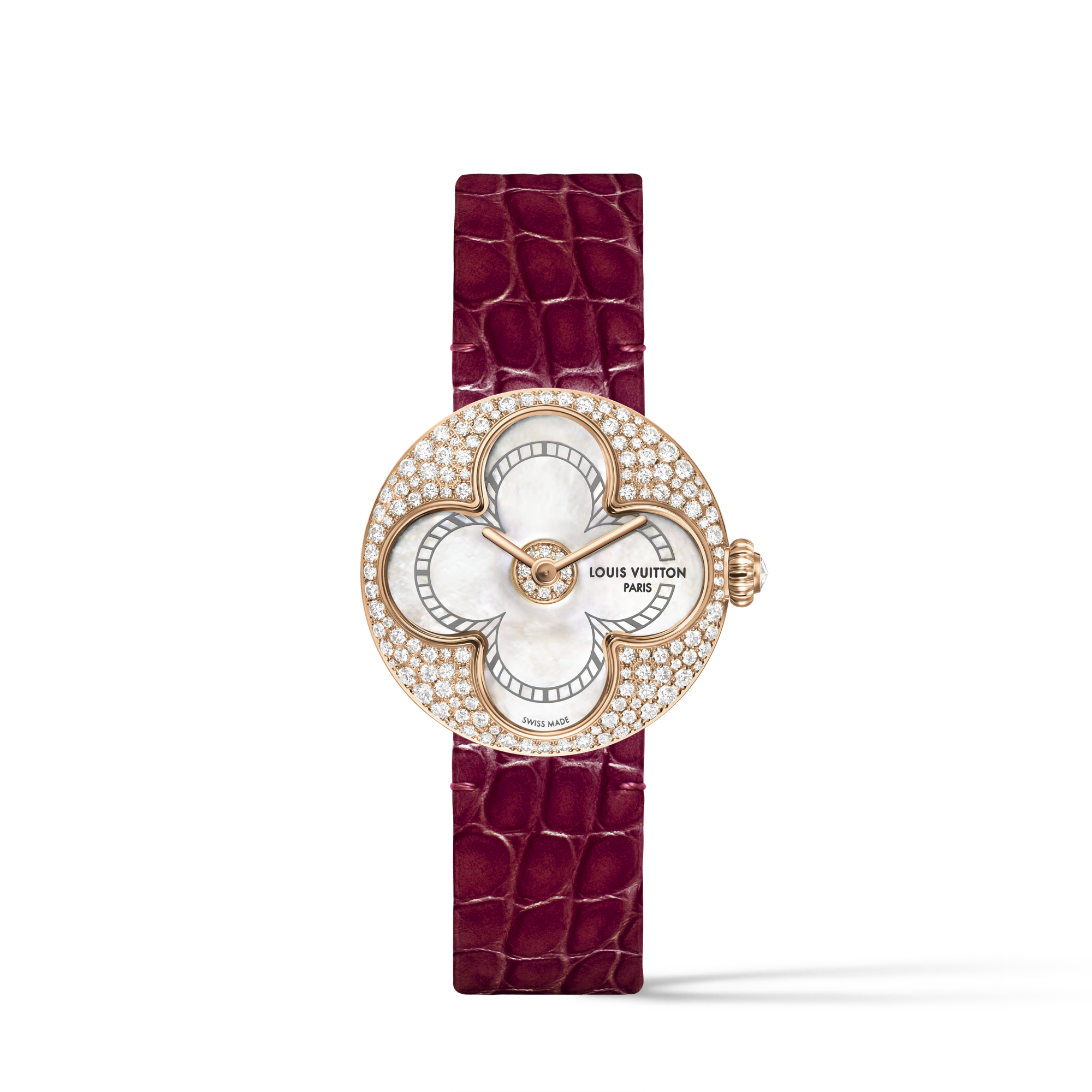 Color Blossom Black Alligator Strap - All Watches | LOUIS VUITTON